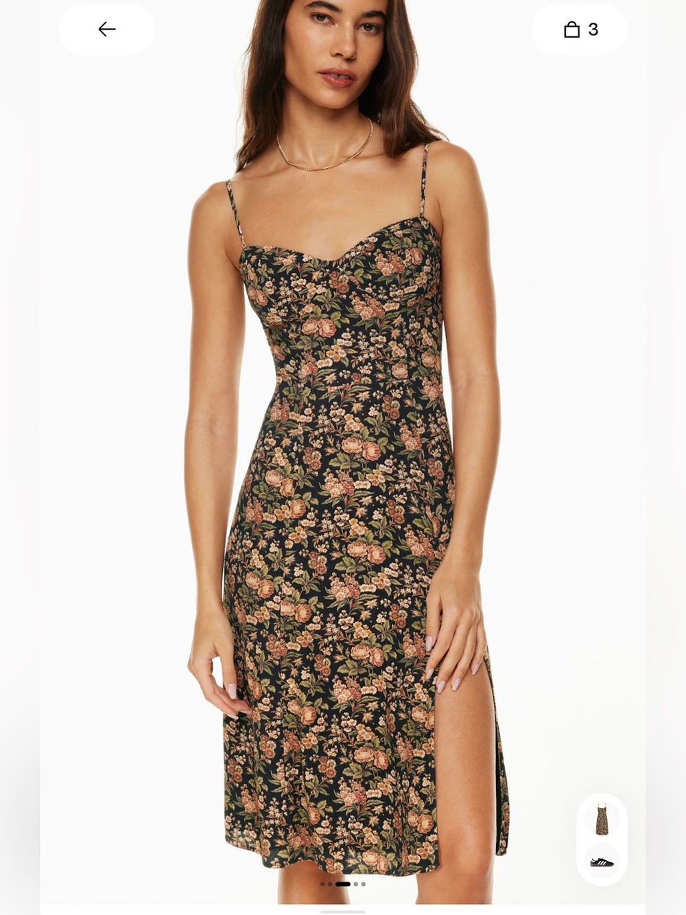 Aritzia Viola Midi Dress